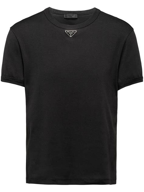 black prada tee|outfit with a Prada tee.